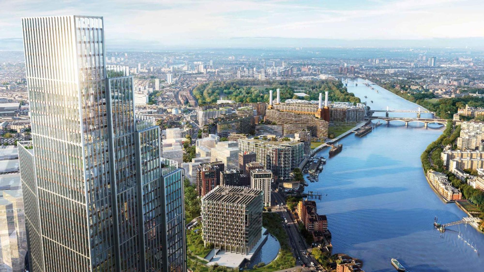 Battersea Power Station - Winter Garden Balcony & 1Gb Wifi - Luxurylondonstays 外观 照片